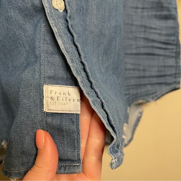 Frank & Eileen Mary Shirtdress in Indigo Denim Wash L - Picture 6 of 10